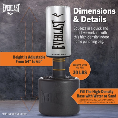 Everlast powercore rigiht freestanding punching bag