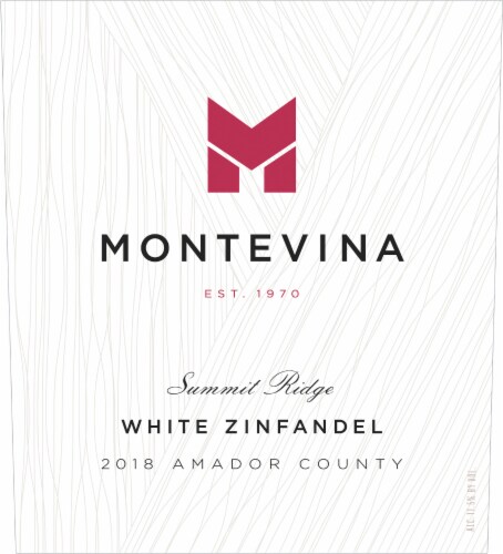 Montevina White Zinfandel Blush Wine Perspective: bottom
