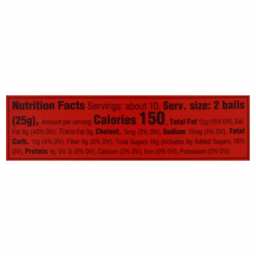 Lindt LINDOR Holiday Milk Chocolate Truffle Candy Maxi Ball Perspective: bottom