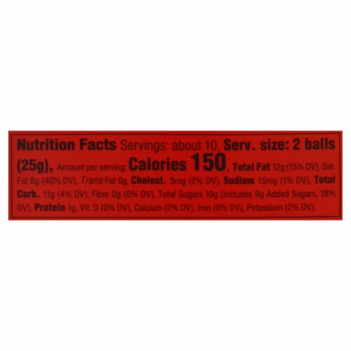 Lindt LINDOR Holiday Milk Chocolate Truffle Candy Maxi Ball Perspective: bottom