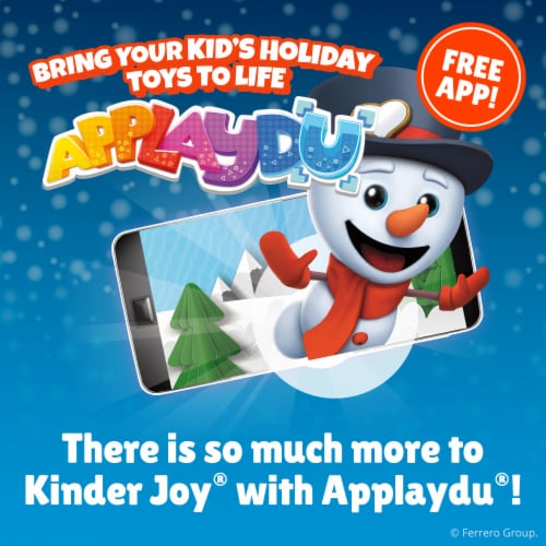 Kinder Joy Egg Stocking Stuffers Treat Plus Toy Sweet Creams and Crispy Chocolatey Wafer Bites Perspective: bottom
