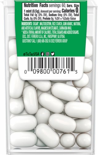 Tic Tac Freshmints Breath Mints Perspective: bottom