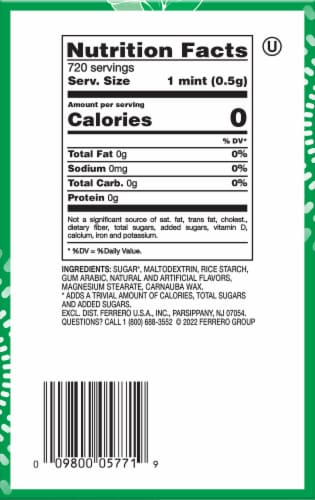 Tic Tac® Freshmints Fresh Breath Mints Hard Candy Packs Perspective: bottom