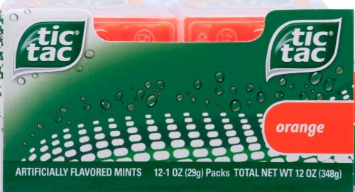 Tic Tac Orange Flavored Mints Perspective: bottom