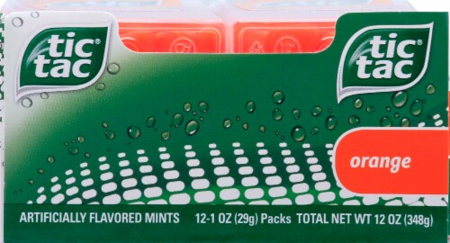 Tic Tac Orange Flavored Mints Perspective: bottom