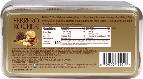 Ferrero Rocher Fine Hazelnut Chocolates Candy Gift Box Perspective: bottom