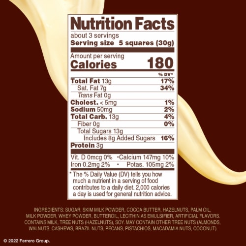 Ferrero Rocher Premium Bar, White Chocolate Hazelnut Perspective: bottom