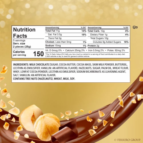 Ferrero Rocher Fine Hazelnut Chocolates, Valentine’s Day Heart Gift Box, 16 Count, Premium Chocolate Perspective: bottom