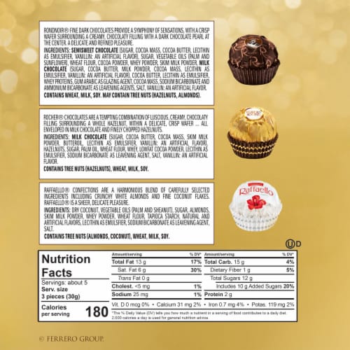 Ferrero Collection Assorted Hazelnut Chocolate and Coconut Valentine's  Chocolate Heart Gift Box, 6.1 oz - Kroger