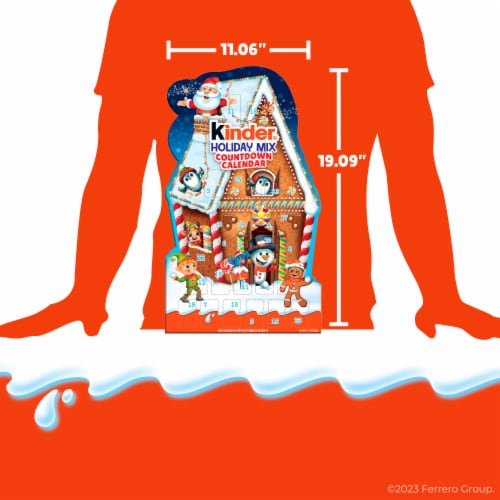 Kinder Holiday Advent Calendar Individually Wrapped Pieces