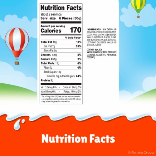 Kinder Mini Eggs, Individually Wrapped Chocolate Candy Perspective: bottom