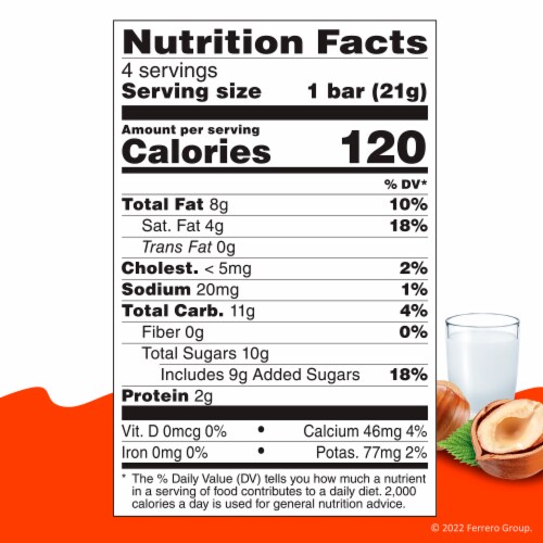 Kinder Bueno Milk Chocolate and Hazelnut Cream Bars Perspective: bottom