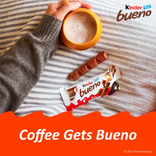 Kinder Bueno Milk Chocolate And Hazelnut Cream Bars for Holiday Gifts And Stocking Stuffers Perspective: bottom