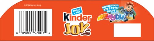 Kinder Joy Cocoa Wafer Egg Candy Perspective: bottom