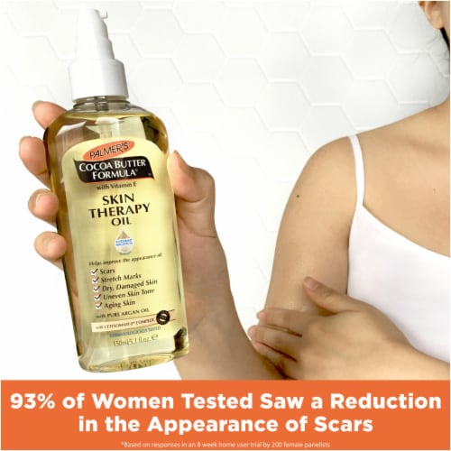 Palmer's® Cocoa Butter Formula® Skin Therapy Oil Perspective: bottom