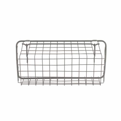 Spectrum Pegboard & Wall Mount Basket - Grey Perspective: bottom