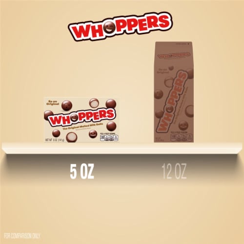 WHOPPERS Malted Milk Balls Candy Box, 1 box / 5 oz - Baker's