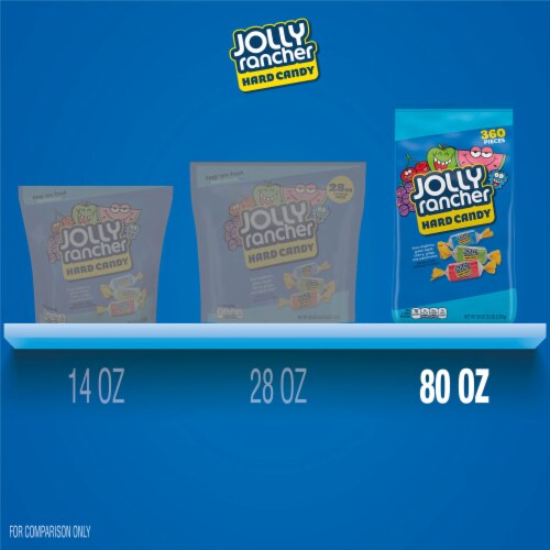 JOLLY RANCHER Assorted Fruit Flavored Hard Candy Bulk Bag Perspective: bottom
