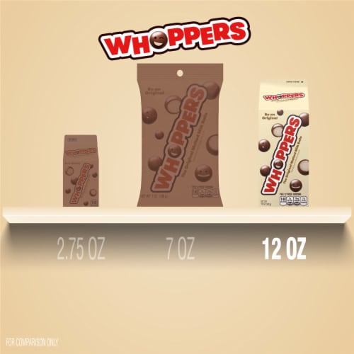 WHOPPERS Malted Milk Balls Candy Box, 1 box / 12 oz - Kroger