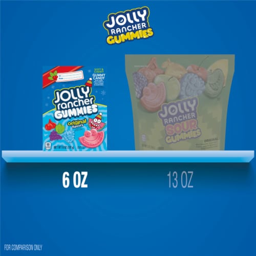 JOLLY RANCHER Gummies Assorted Fruit Flavored Christmas Candy Gift Box Perspective: bottom