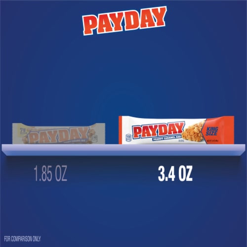 PAYDAY Peanut Caramel King Size Candy Bar Perspective: bottom