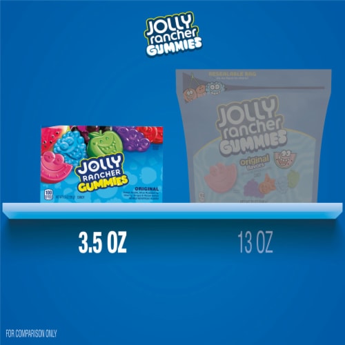 JOLLY RANCHER Gummies Original Fruit Flavored Candy Box Perspective: bottom