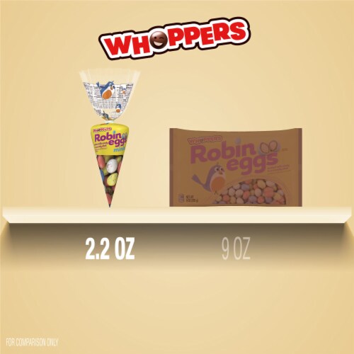 WHOPPERS Robin Eggs Malted Milk Balls Easter Candy Gift Bag Perspective: bottom