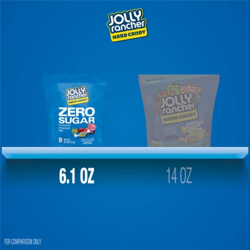 JOLLY RANCHER Zero Sugar Assorted Fruit Flavored Hard Candy Bag Perspective: bottom