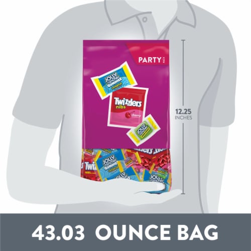 JOLLY RANCHER and TWIZZLERS Assorted Fruit Flavored Candy Party Pack Perspective: bottom
