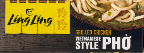 Ling Ling Grilled Chicken Vietnamese Style Pho Frozen Meal Perspective: bottom