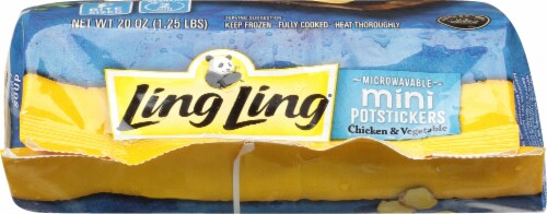 Ling Ling Frozen Chicken Mini Potstickers Perspective: bottom