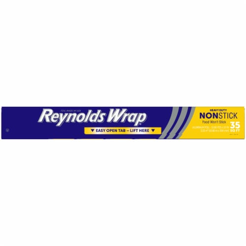 Reynolds Wrap Heavy Duty Non-Stick Aluminum Foil, 35 sq ft - Kroger