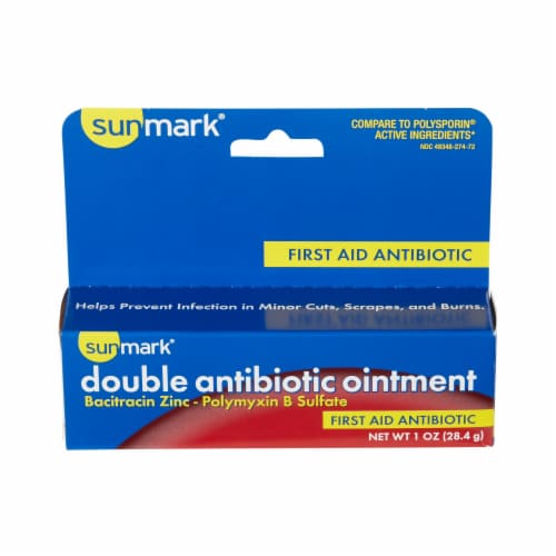 sunmark® Double Antibiotic First Aid Ointment Perspective: bottom