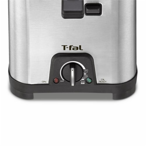 T-fal Compact Deep Fryer - Silver/Black Perspective: bottom