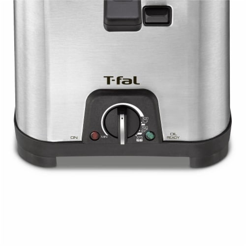 T-fal Compact Deep Fryer - Silver/Black, 1.2 L - Metro Market