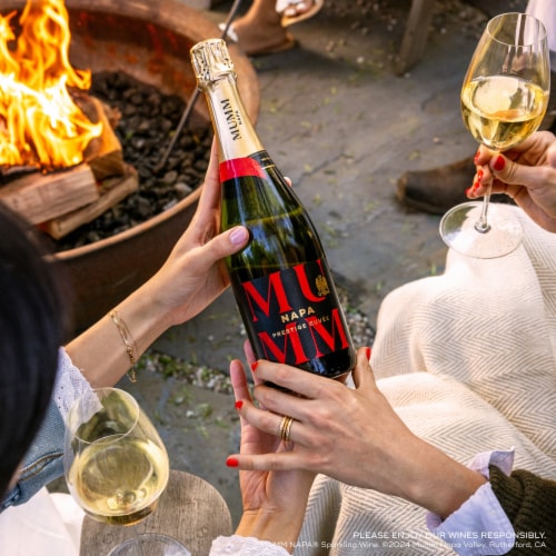 Mumm Napa Prestige Cuvee Terroir Champagne California Sparkling Wine Perspective: bottom