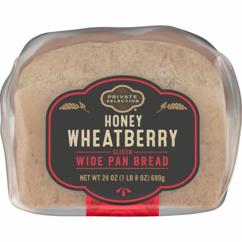 Private Selection® Honey Wheatberry Wide Pan Bread Perspective: bottom