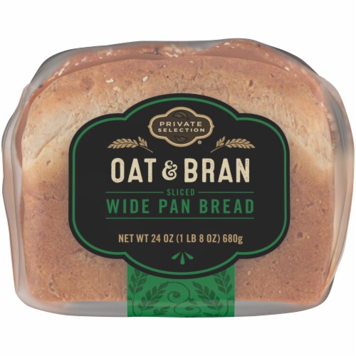 Private Selection™ Oat & Bran Sliced Wide Pan Bread Perspective: bottom