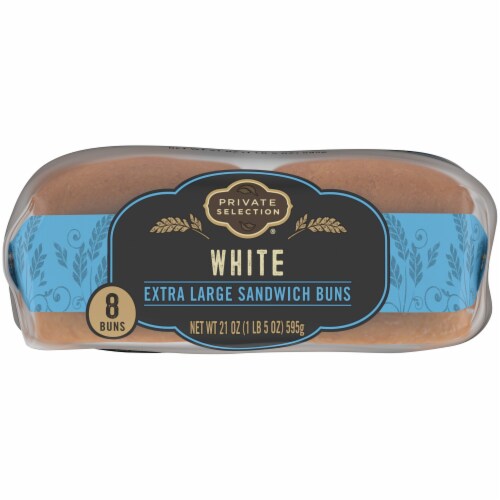 Private Selection® Extra Large White Sandwich Buns Perspective: bottom