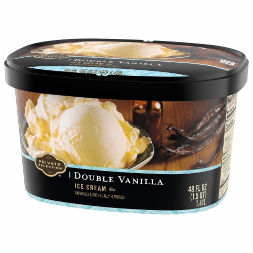Private Selection® Double Vanilla Ice Cream Tub Perspective: bottom