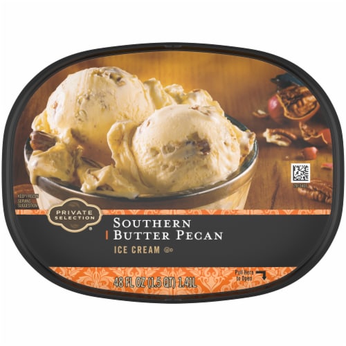 Private Selection® Southern Butter Pecan Ice Cream Tub Perspective: bottom