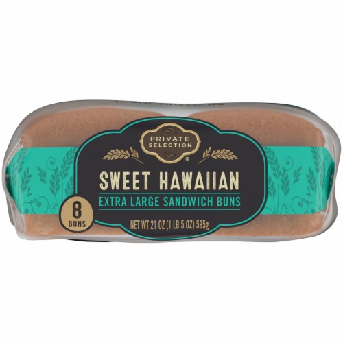 Private Selection® Extra Large Sweet Hawaiian Sandwich Buns Perspective: bottom