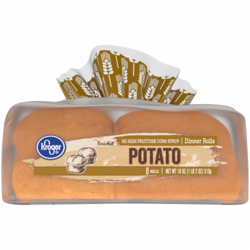 Kroger® Enriched Potato Dinner Rolls Perspective: bottom