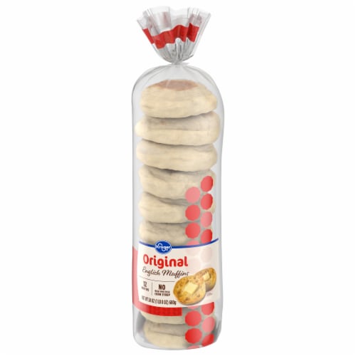 Kroger® Original English Muffins Perspective: bottom