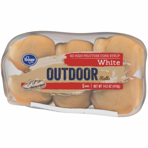 Kroger® White Outdoor Rolls Perspective: bottom