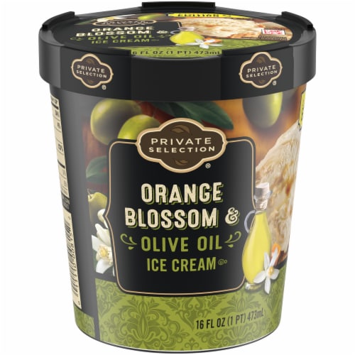 Private Selection® Orange Blosson Olive Oil Ice Cream Pint Perspective: bottom