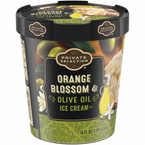 Private Selection® Orange Blosson Olive Oil Ice Cream Pint Perspective: bottom