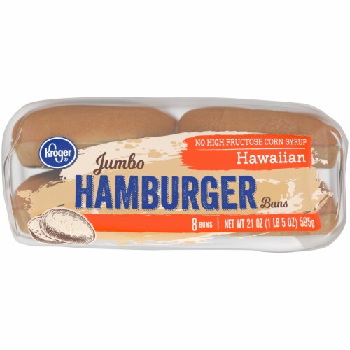Kroger® Hawaiian Jumbo Hamburger Buns Perspective: bottom