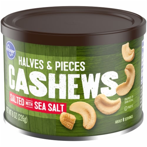 Kroger® Salted Cashew Halves & Pieces Perspective: bottom