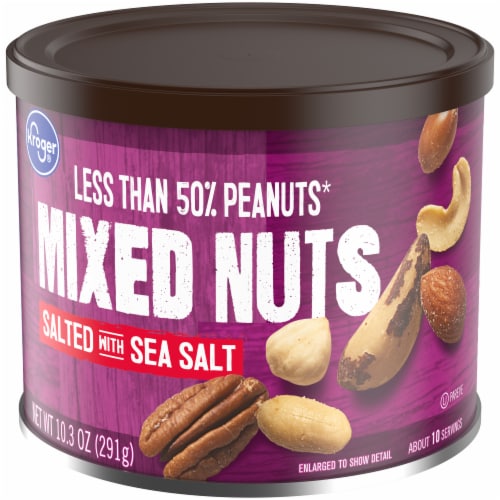 Kroger® Salted with Sea Salt Mixed Nuts Perspective: bottom